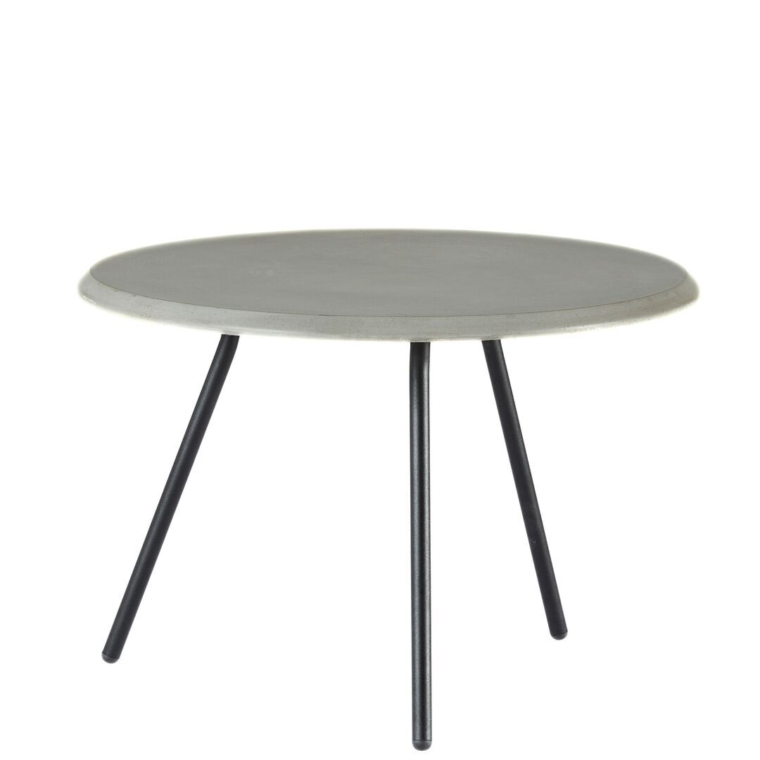 Woud Coffee Table Soround Concrete von Woud Ø: 60 cm / H: 40.5 cm