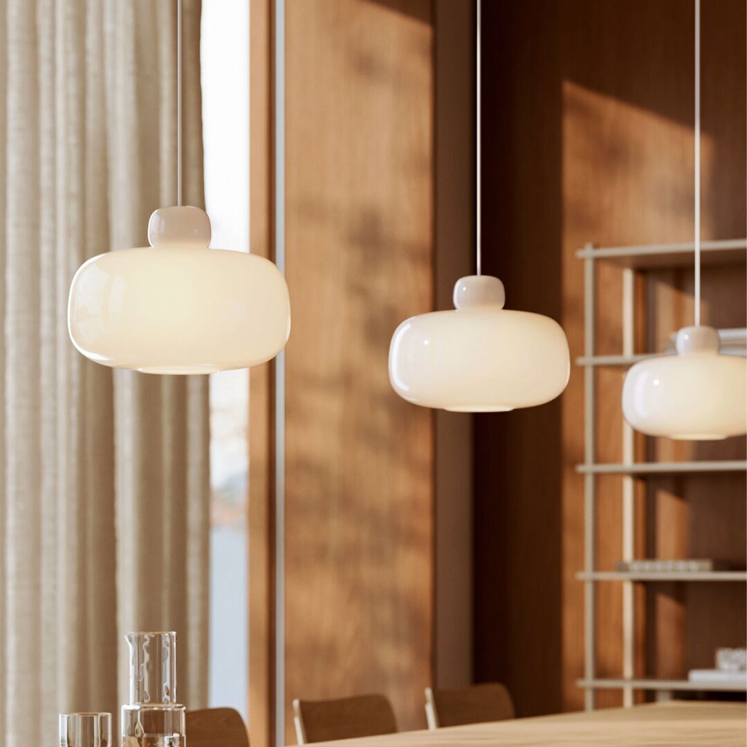 Pendelleuchte Stone Glas von Woud