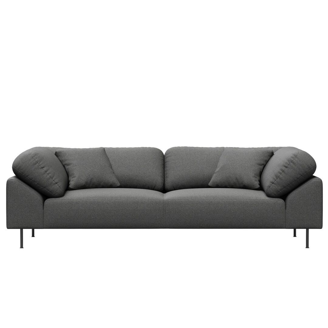 Woud 2.5-Sitzer Sofa Collar von Woud Dark grey - Cyber 2101