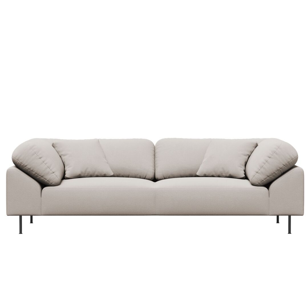 Woud 2.5-Sitzer Sofa Collar von Woud Natural bouclé 01 - Alpine