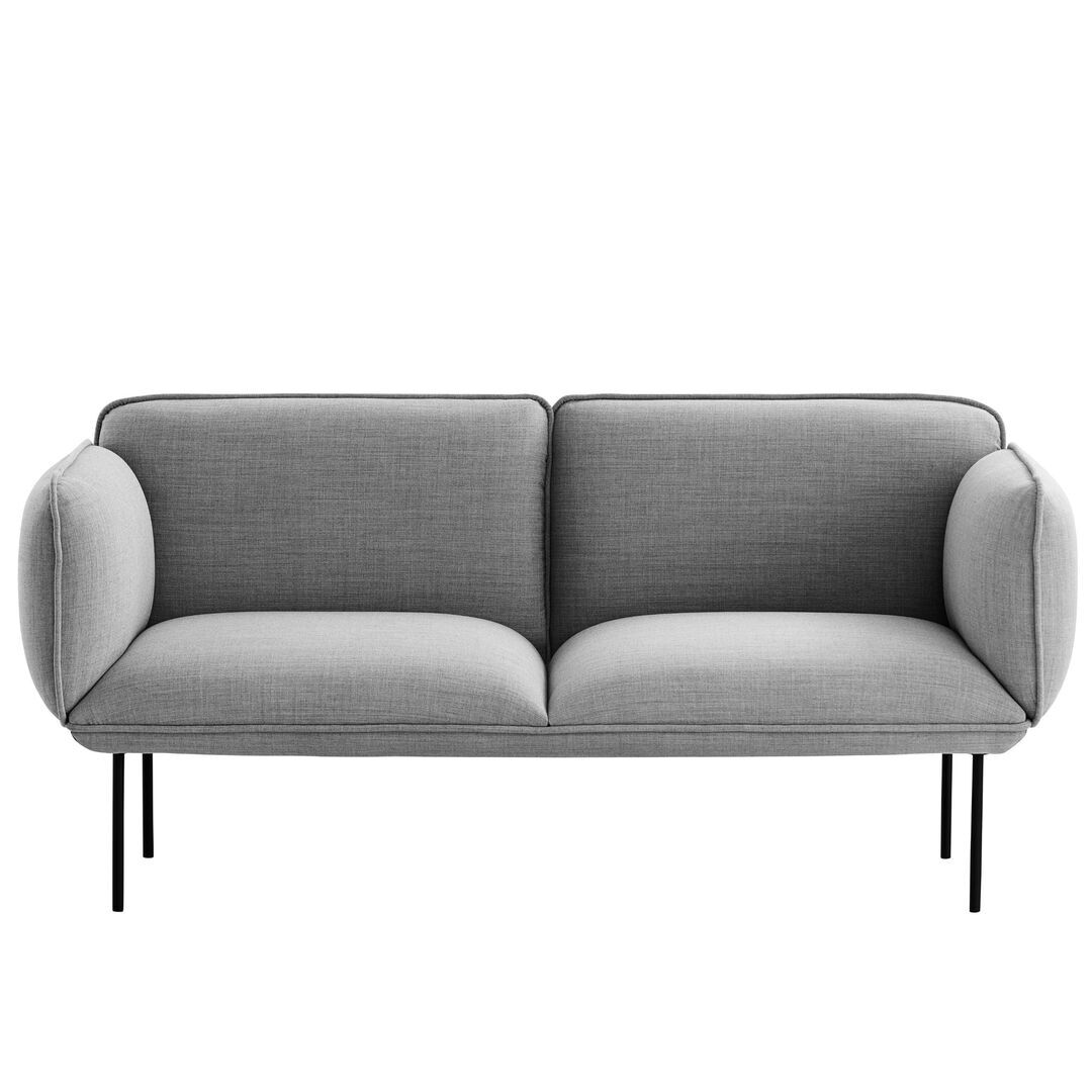 Woud 2-Sitzer Sofa Nakki von Woud Grey 0123 - Remix 3