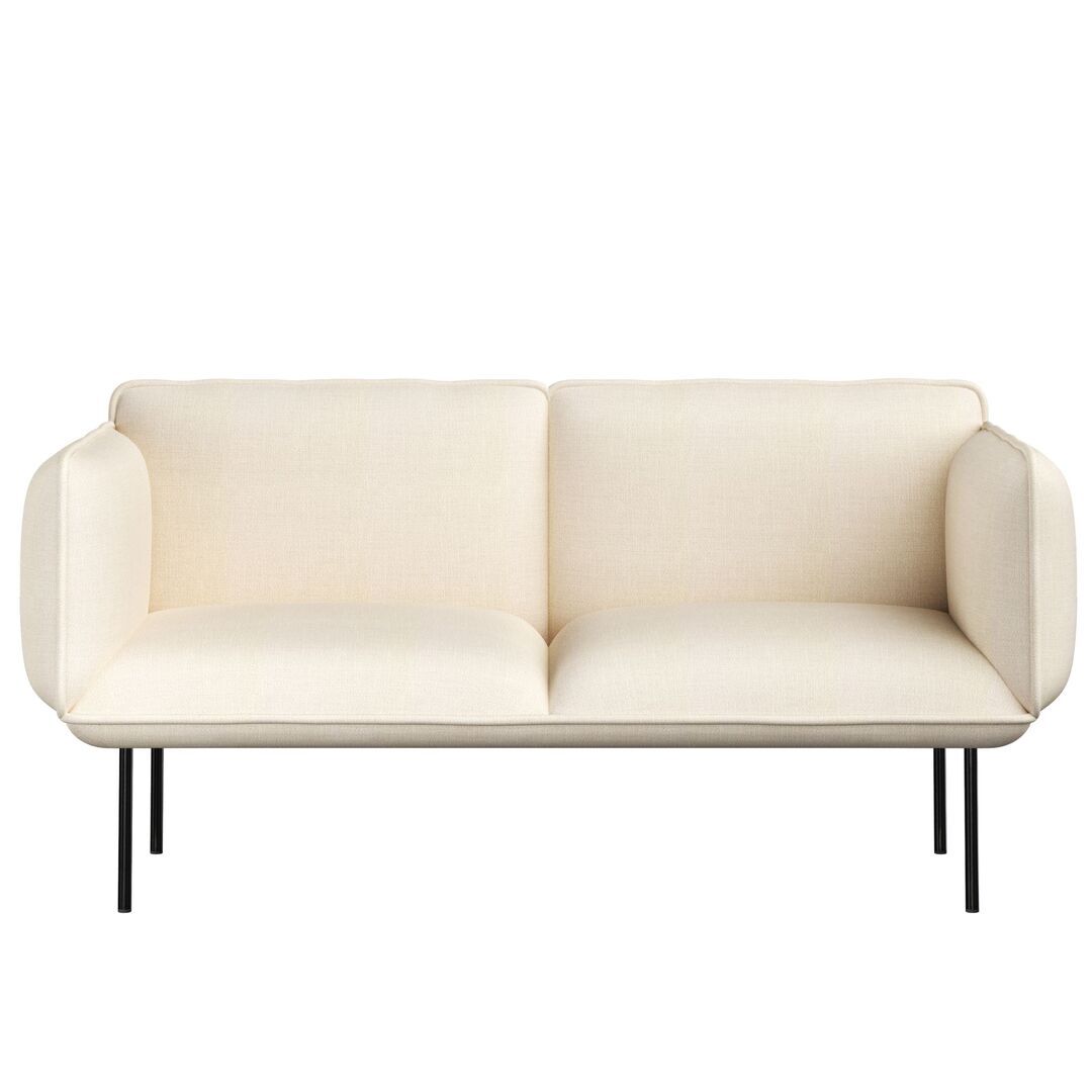 Woud 2-Sitzer Sofa Nakki von Woud Off White 0200 - Ecriture