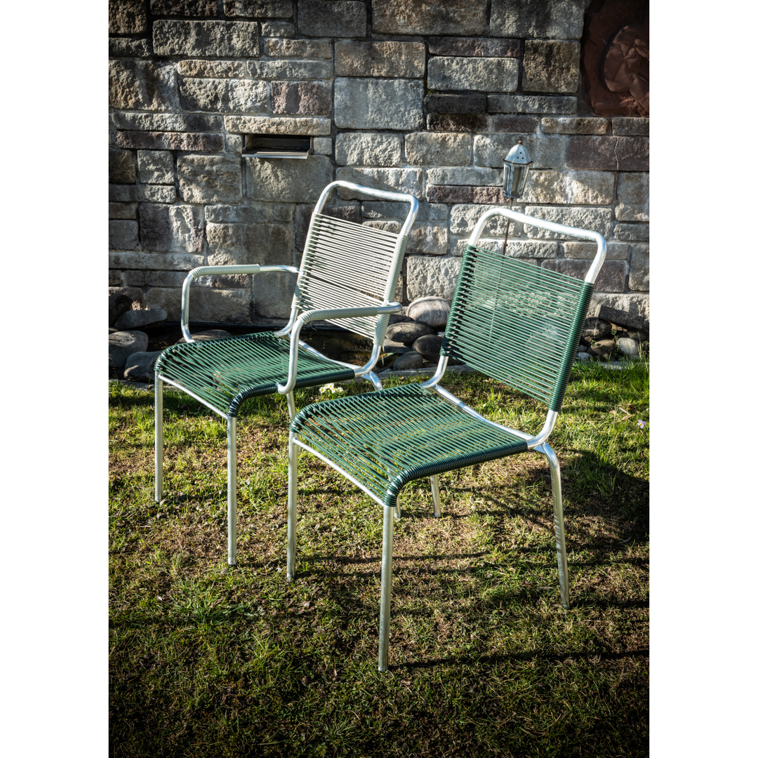 Manufakt (Copy) Armlehnstuhl Spaghetti 10 a Verkehrsweiss - RAL 9016