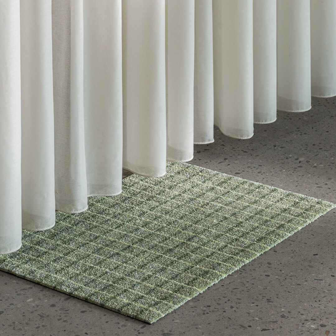 Fussmatte Grid Matcha Lemon von Heymat