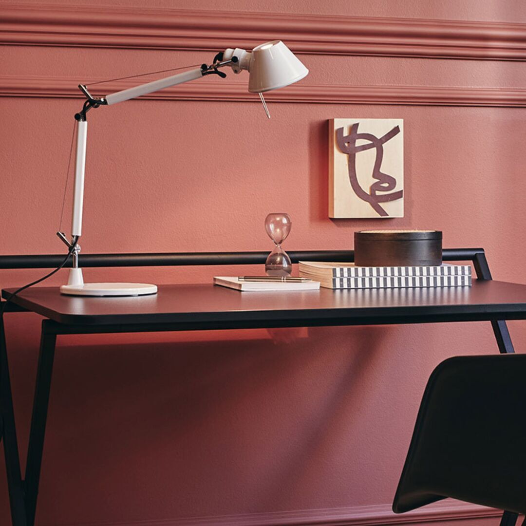 Artemide Artemide Tolomeo Micro mit Fuss von Artemide Glänzendes Weiss-1Tischleuchte Tolomeo Micro mit Fuß von Artemide Aluminium hochglanzpoliert-1
