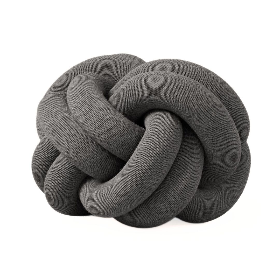 Design House Stockholm Furniture Cushion Knot von Design House Stockholm Grey, Decor cushion