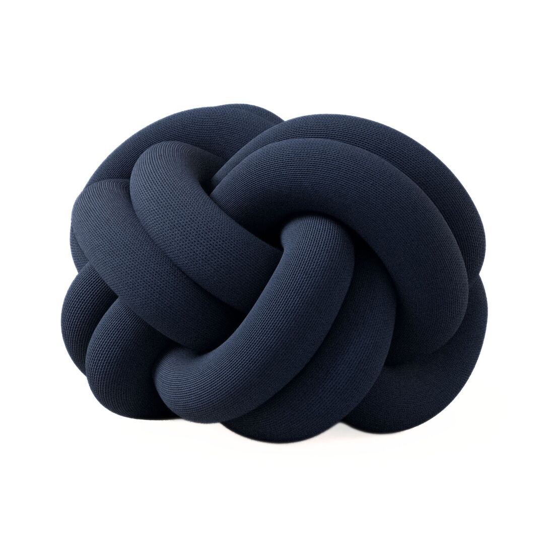 Design House Stockholm Furniture Cushion Knot von Design House Stockholm Navy Blue, Decor cushion