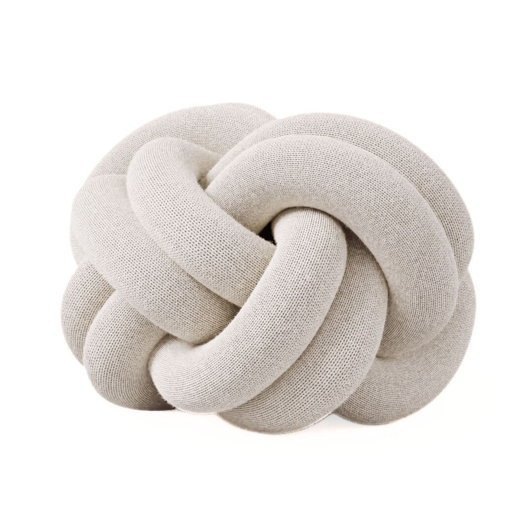 Design House Stockholm Furniture Cushion Knot von Design House Stockholm Cream, Decor cushion