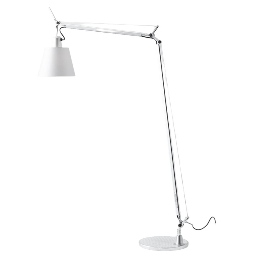 Artemide Stehleuchte Tolomeo Basculante Leselampe von Artemide  Seidensatin 