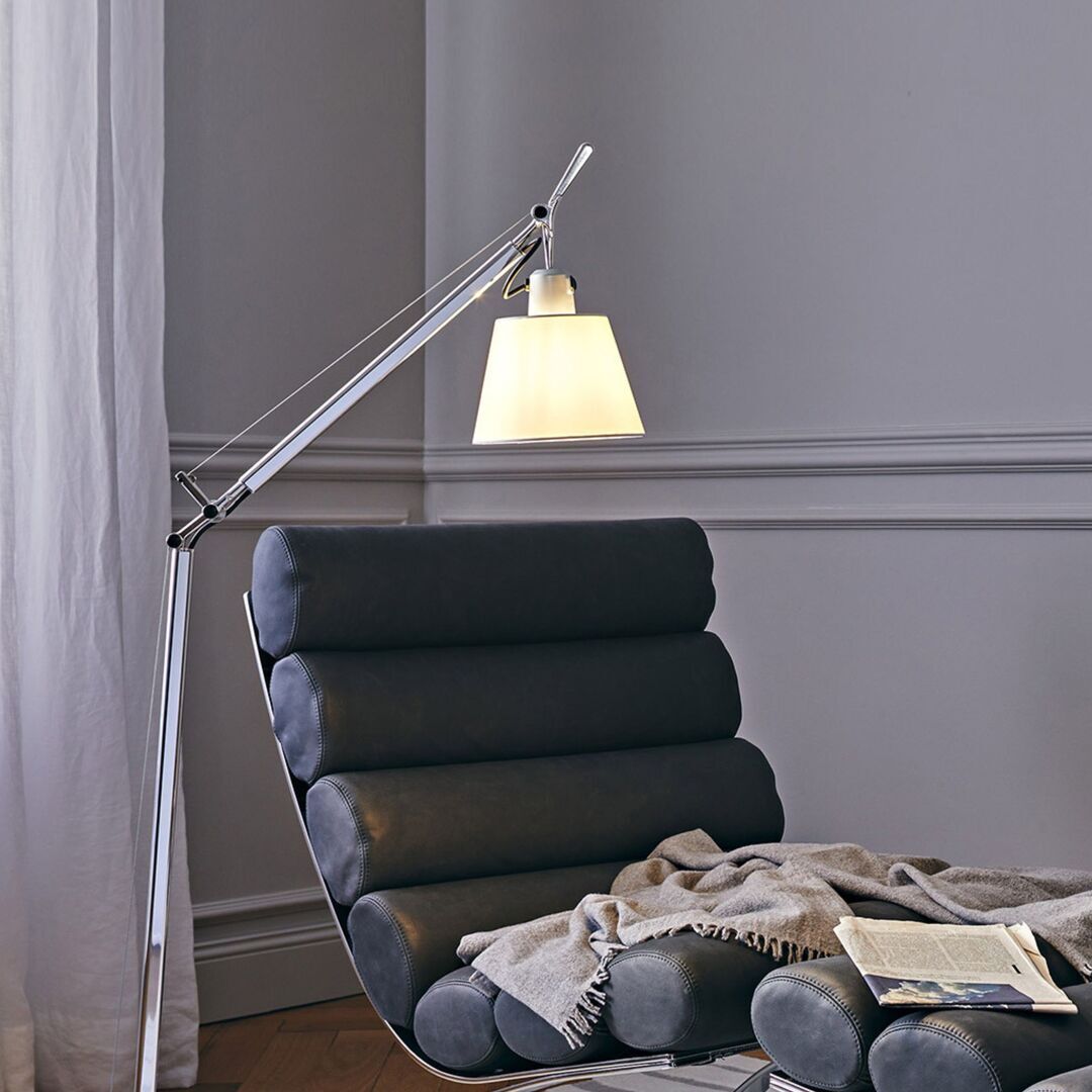 Artemide Stehleuchte Tolomeo Basculante Leselampe von Artemide  Pergamentpapier-1