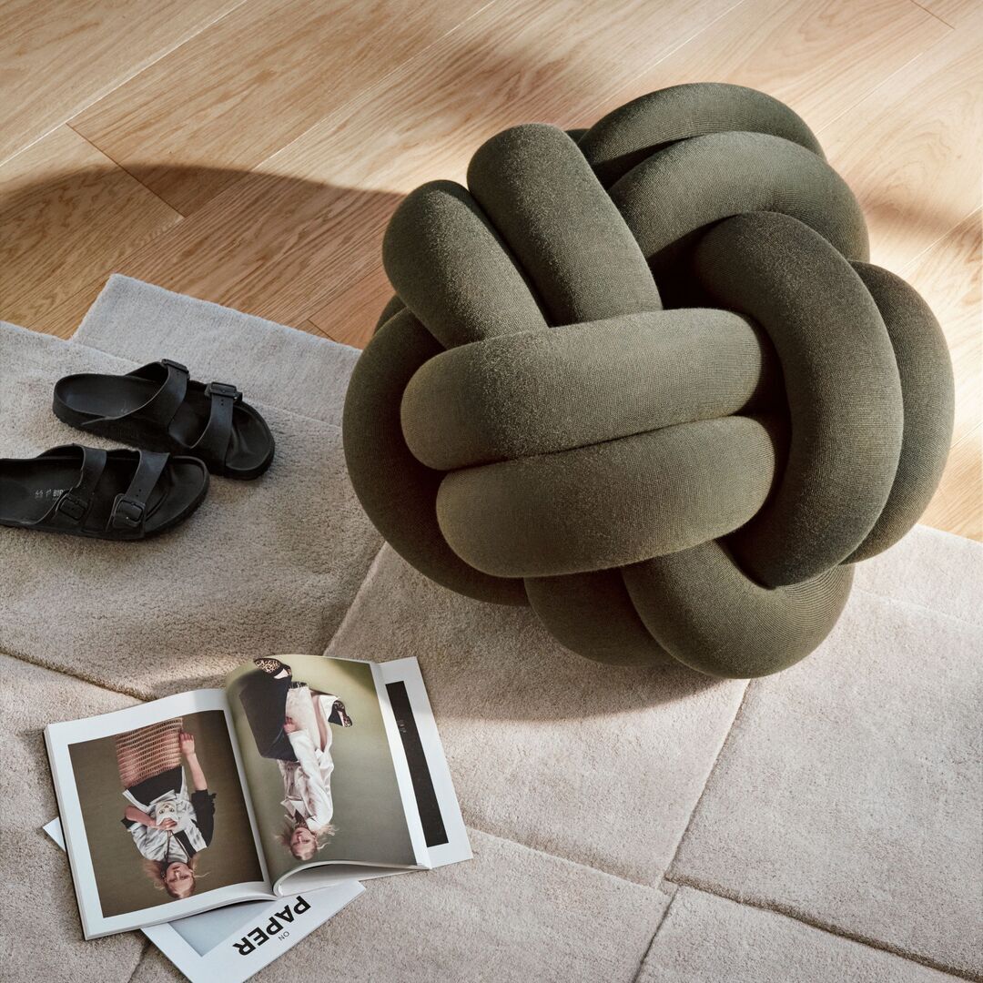 Cushion Pouf Knot von Design House Stockholm