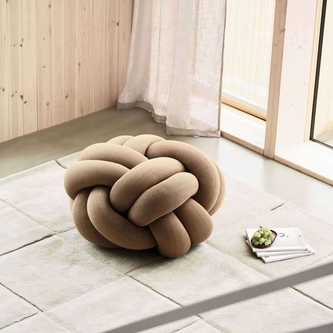 Cushion Pouf Knot von Design House Stockholm