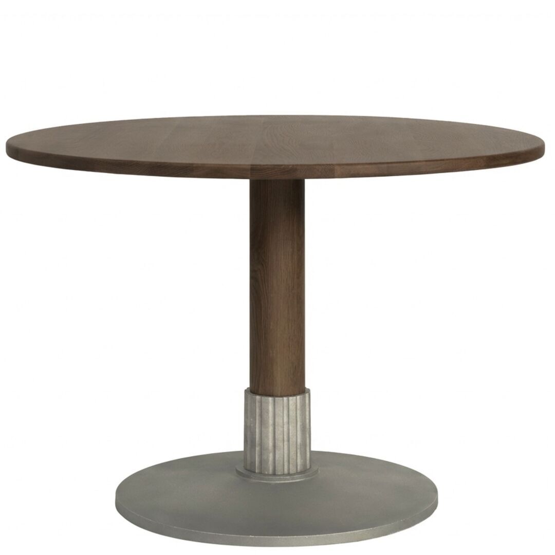 Design House Stockholm Furniture Tisch Tock von Design House Stockholm Dunkle Eiche, Rund