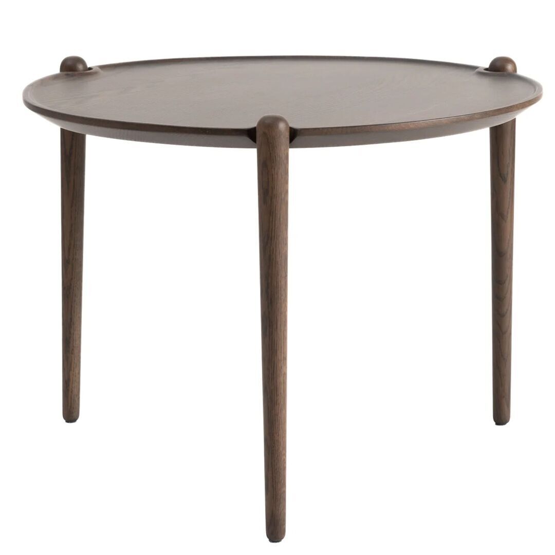 Design House Stockholm Furniture Couchtisch Aria von Design House Stockholm Ø: 60 cm, Dunkle Eiche
