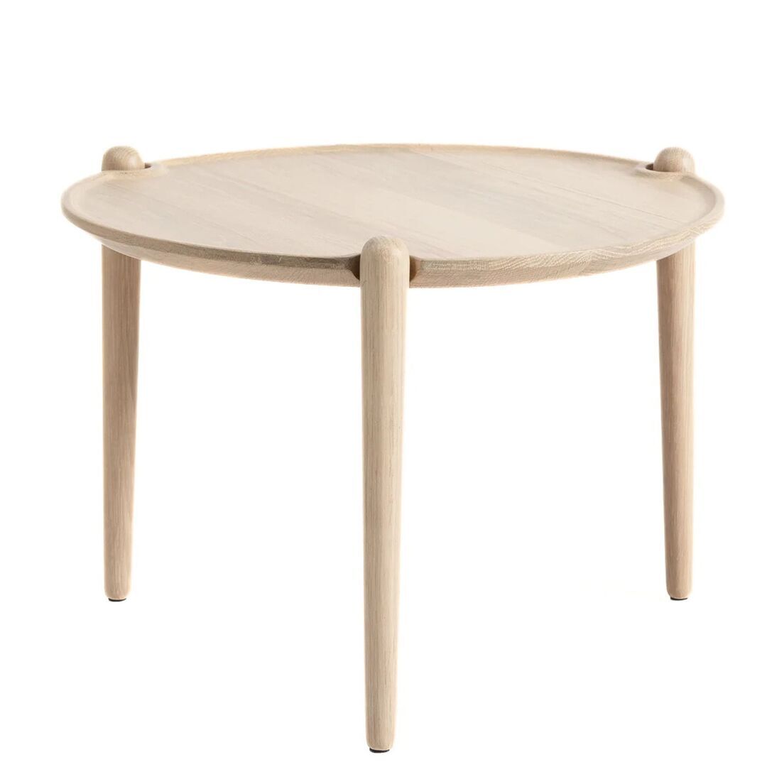 Design House Stockholm Furniture Couchtisch Aria von Design House Stockholm Ø: 50 cm, Helle Eiche