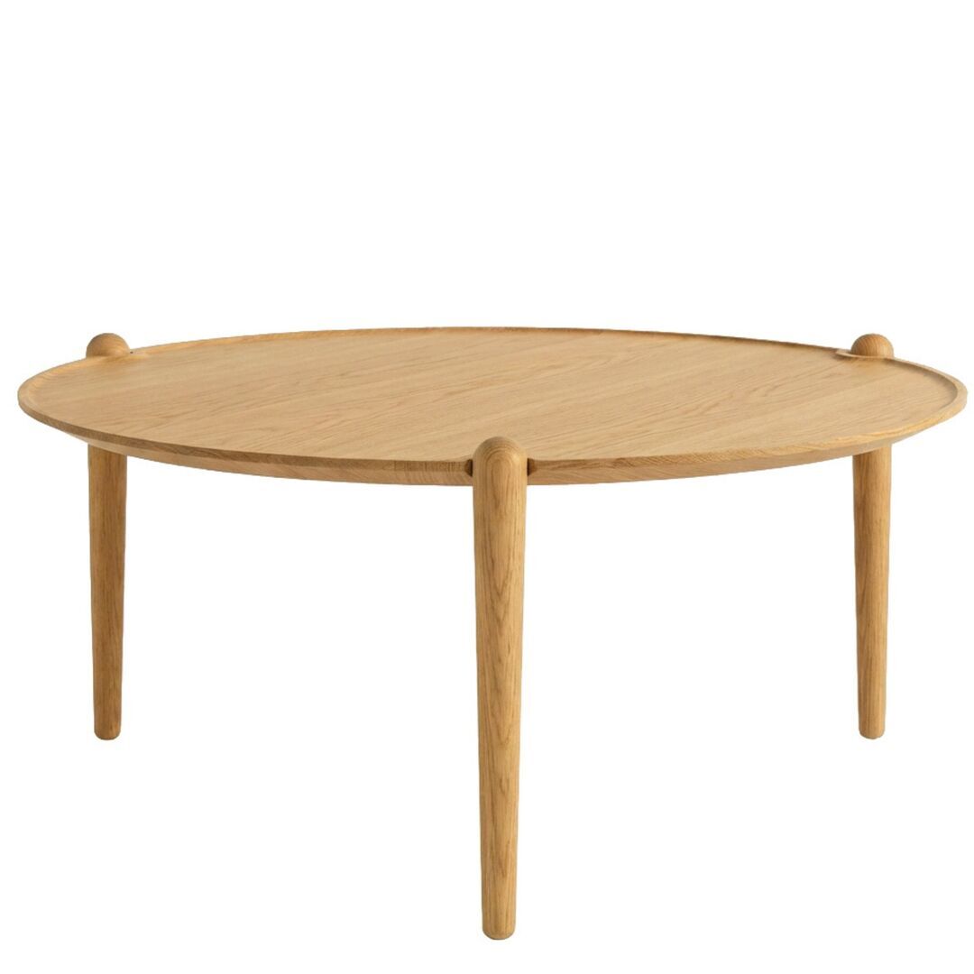 Design House Stockholm Furniture Couchtisch Aria Ø 90 cm von Design House Stockholm H: 42.5 cm, Eiche