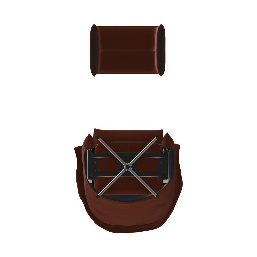Vitra_BCU_Bascule_Lowback_Bench_Tiefschwarz_Hola_Terracotta