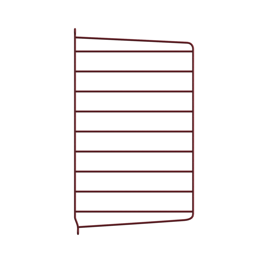 String Furniture Wall Panels / Pack 1 Dunkelrot, H: 50 cm, T: 30 cm
