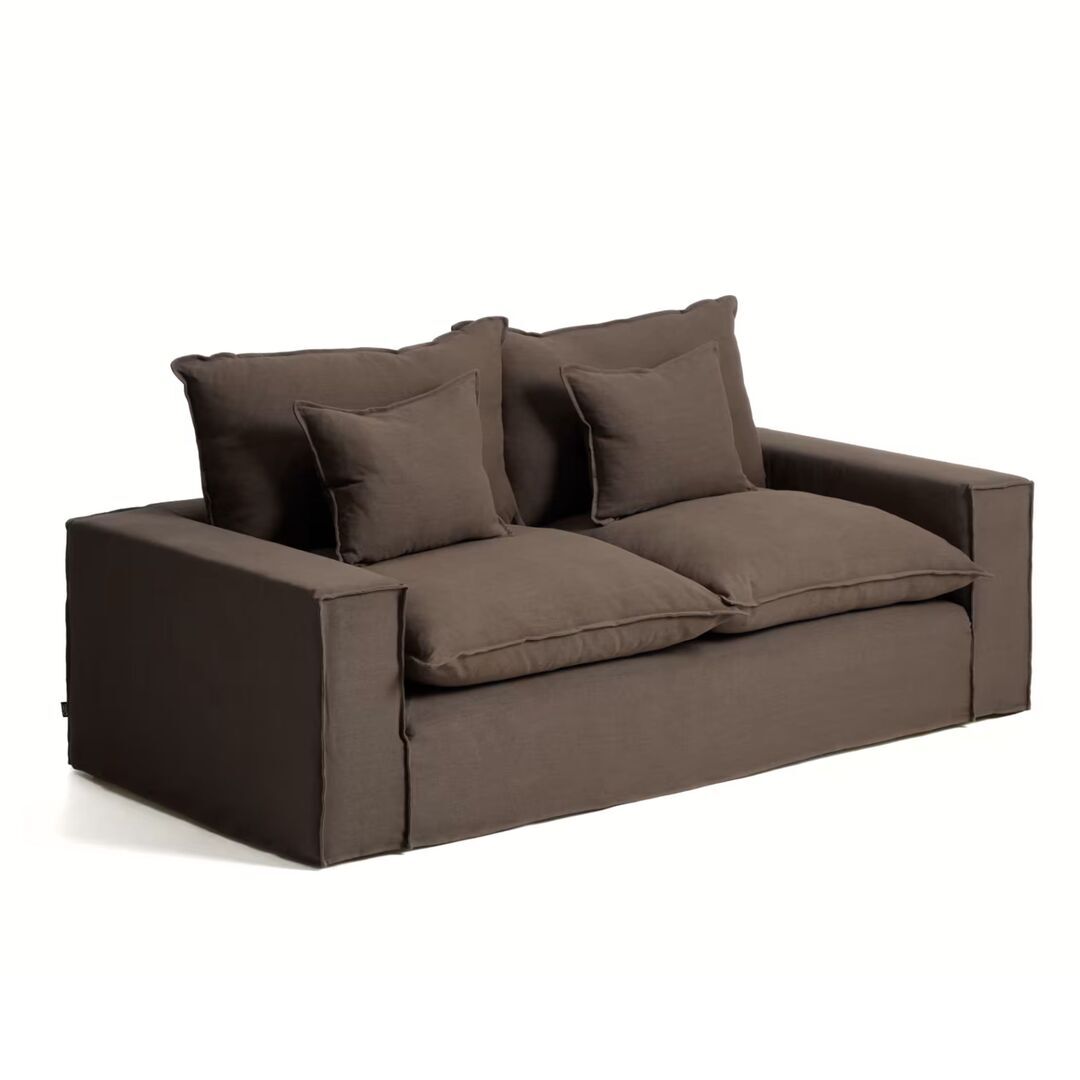 Kave Home Kave Home Anarela - 2-Sitzer Sofa B: 220 cm, Taupe