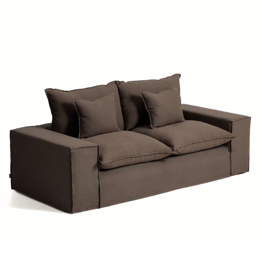 Kave Home Kave Home Anarela - 2-Sitzer Sofa B: 240 cm , Taupe