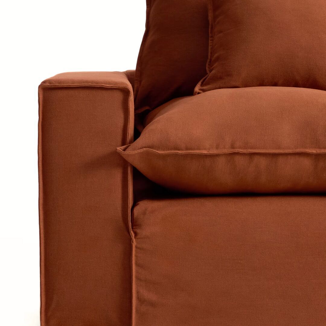 Kave Home Kave Home Anarela - 2-Sitzer Sofa B: 220 cm, Terrakotta