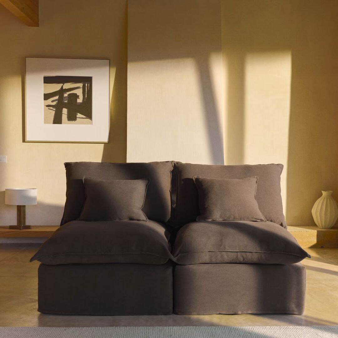 Kave Home Modulares 2-Sitzer-Sofa Anarela von Kave Home Taupe
