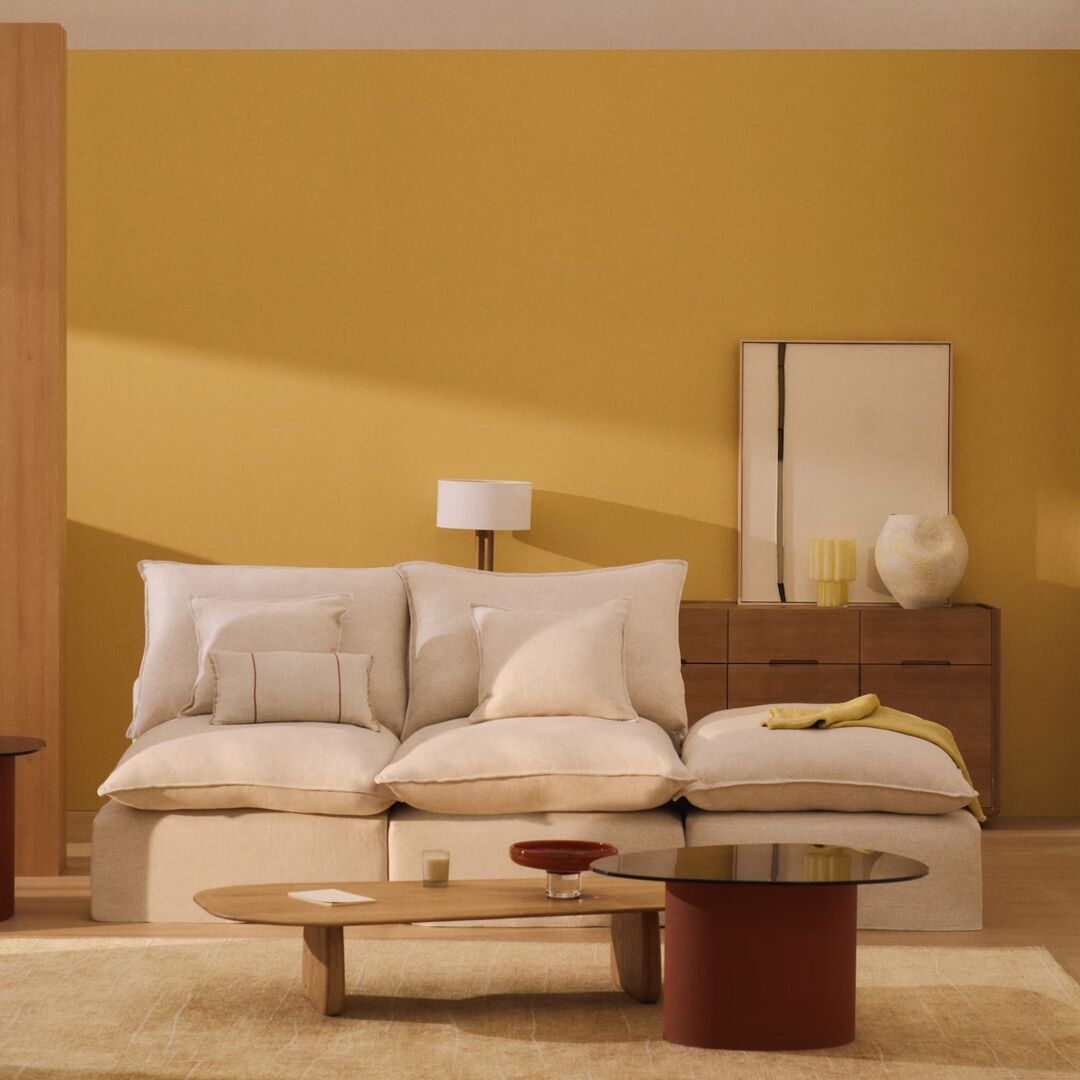 Kave Home Modulares 2-Sitzer-Sofa Anarela von Kave Home Beige