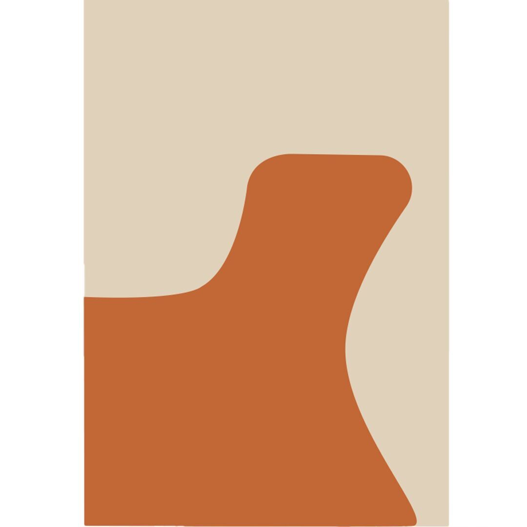 MAANA STUDIOS Teppich EF-DC014 von Maana Studios L: 140 cm / B: 100 cm, Burnt Sienna