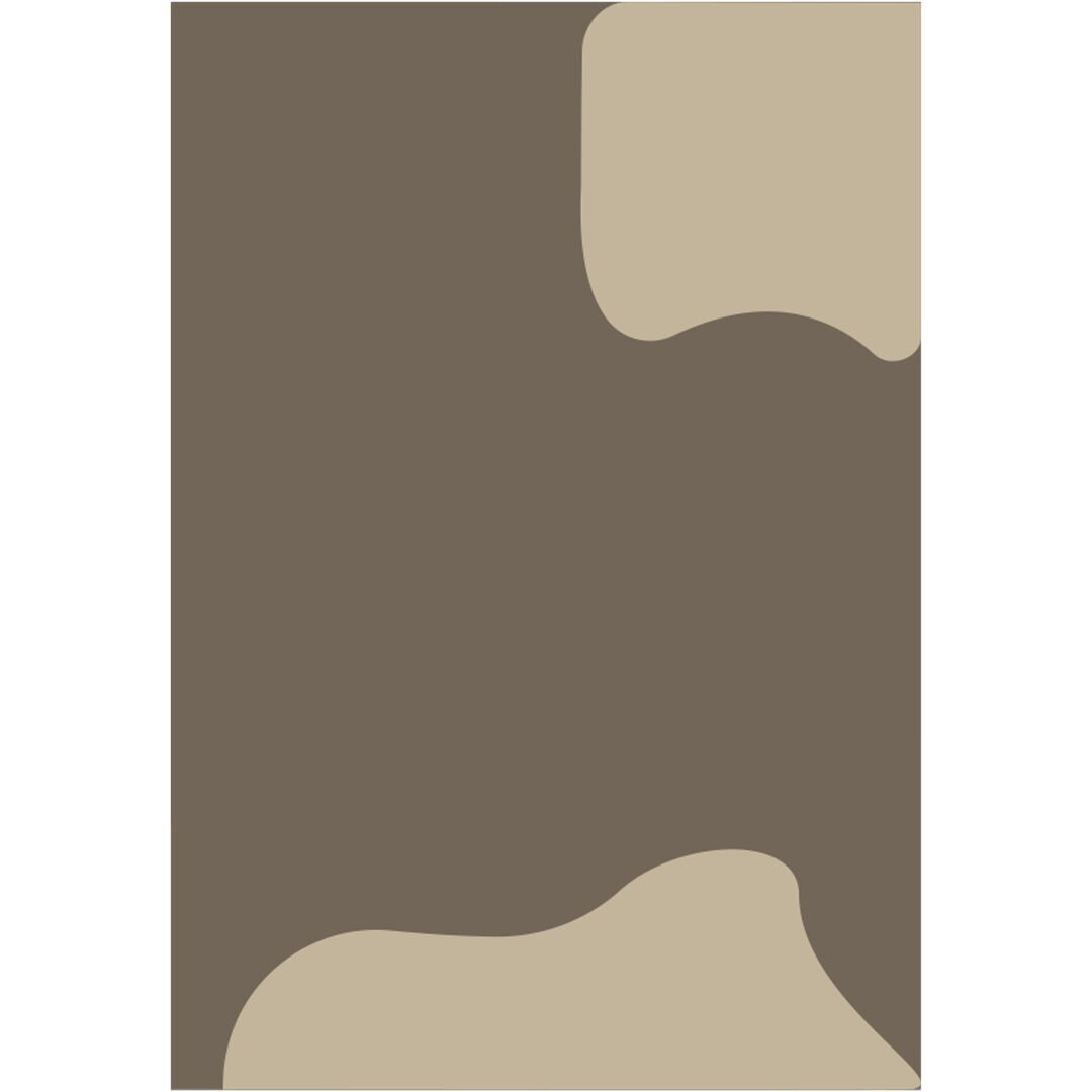 MAANA STUDIOS Teppich EF-DC015 von Maana Studios L: 200 cm / B: 150 cm, Brown