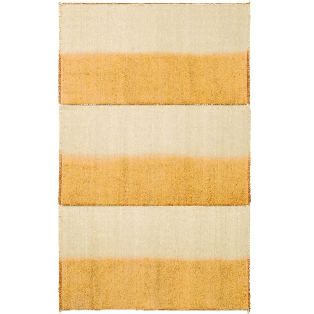 nanimarquina Teppich Bands Matiz von Nanimarquina B: 300 cm / L: 400 cm , Mustard