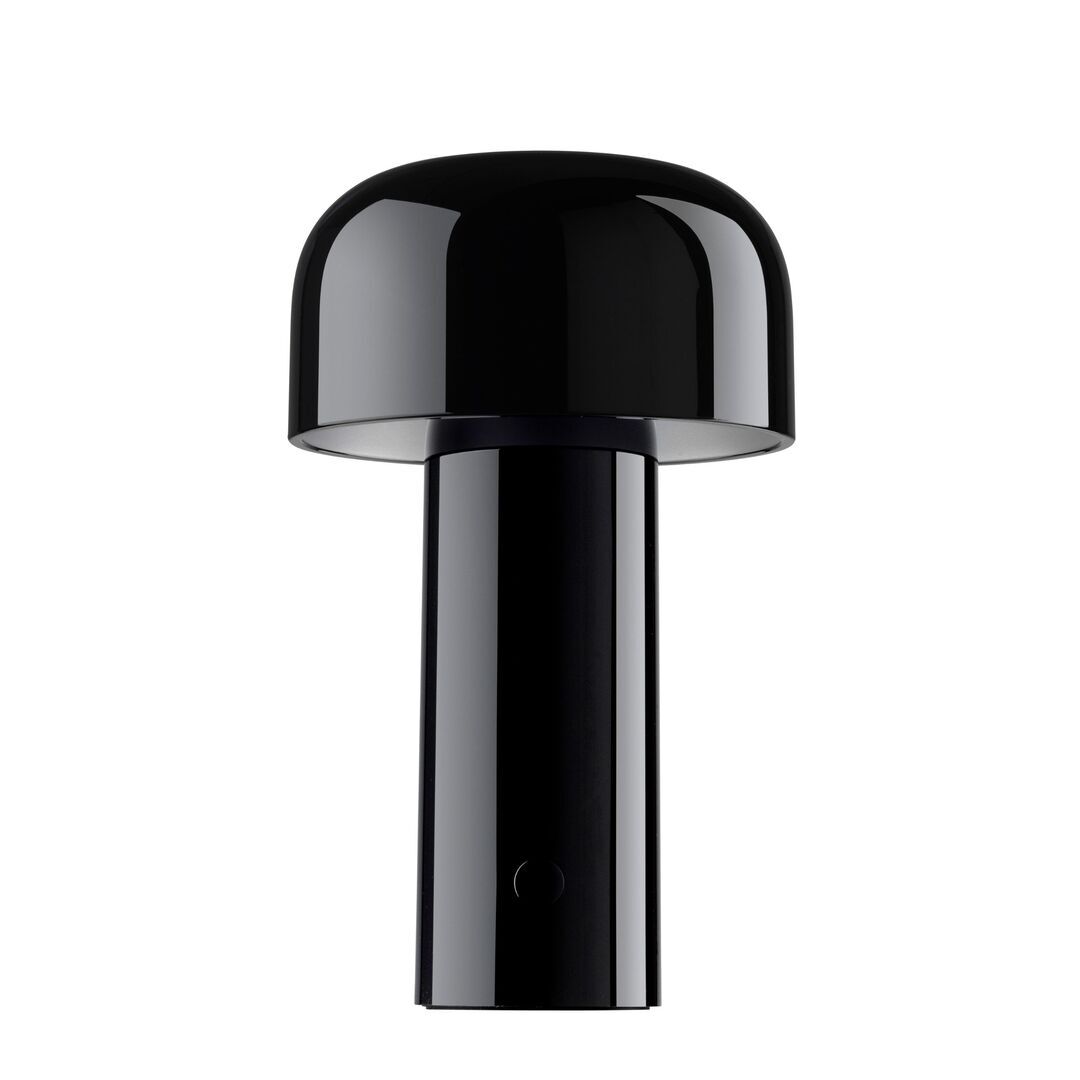 Flos Tischleuchte Bellhop Unplugged von Flos Schwarz Glänzendes