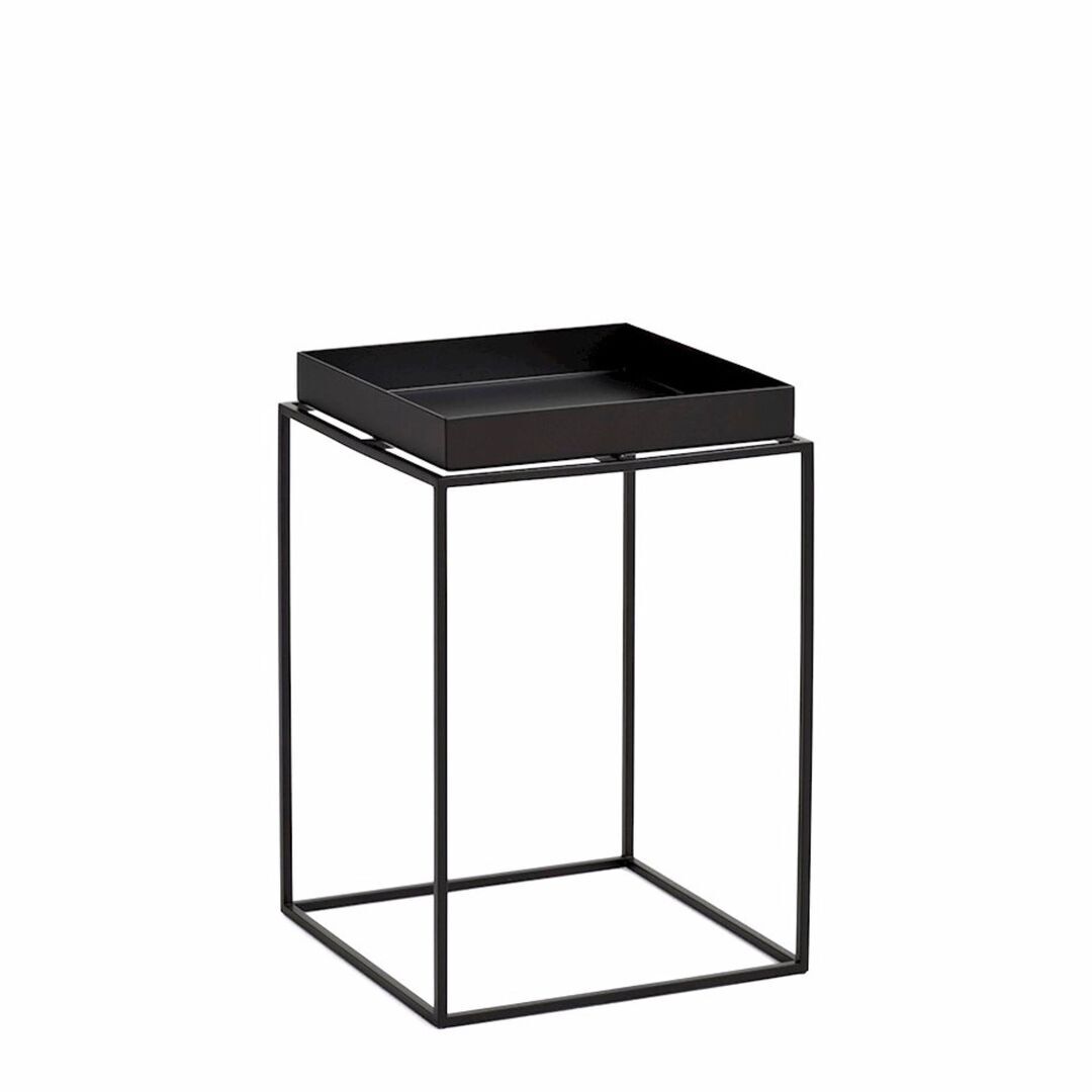 HAY Living Tray Table Schwarz , B: 30 cm / T: 30 cm / H: 44 cm
