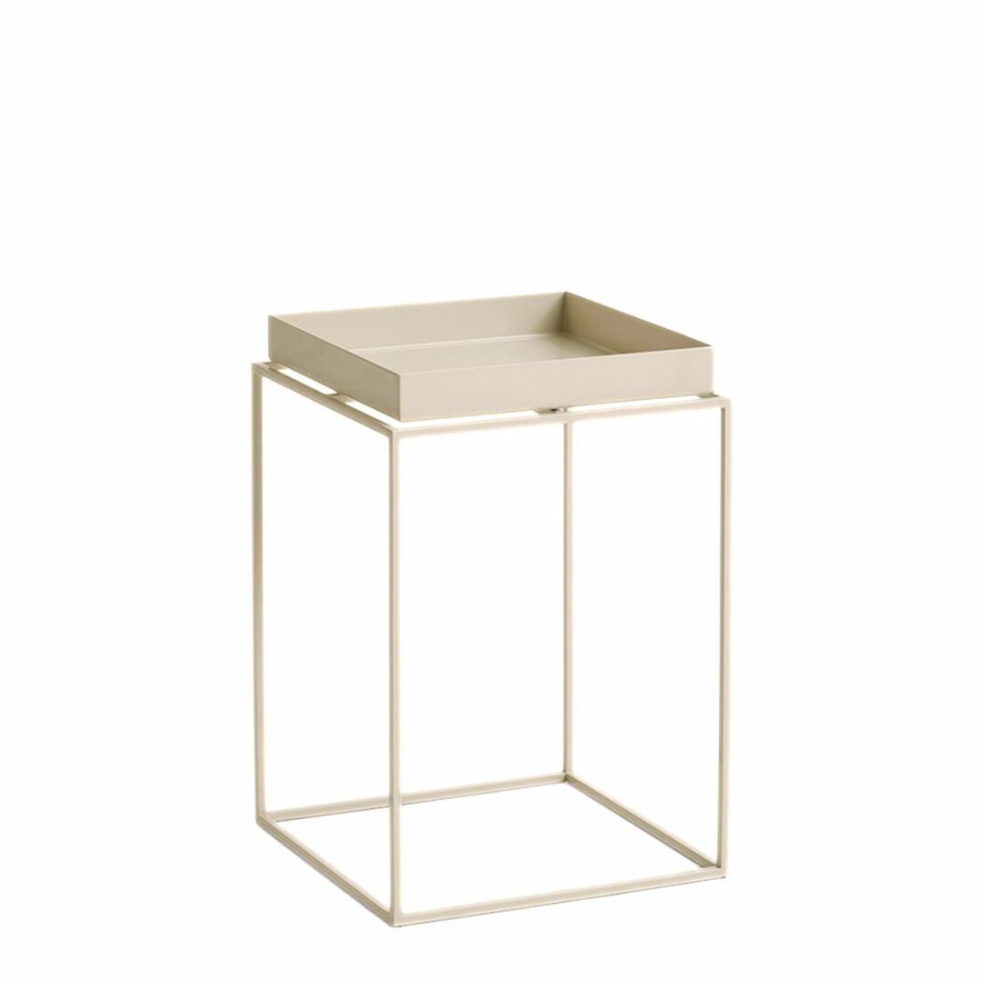 HAY Living Tray Table Warm Beige, B: 30 cm / T: 30 cm / H: 44 cm