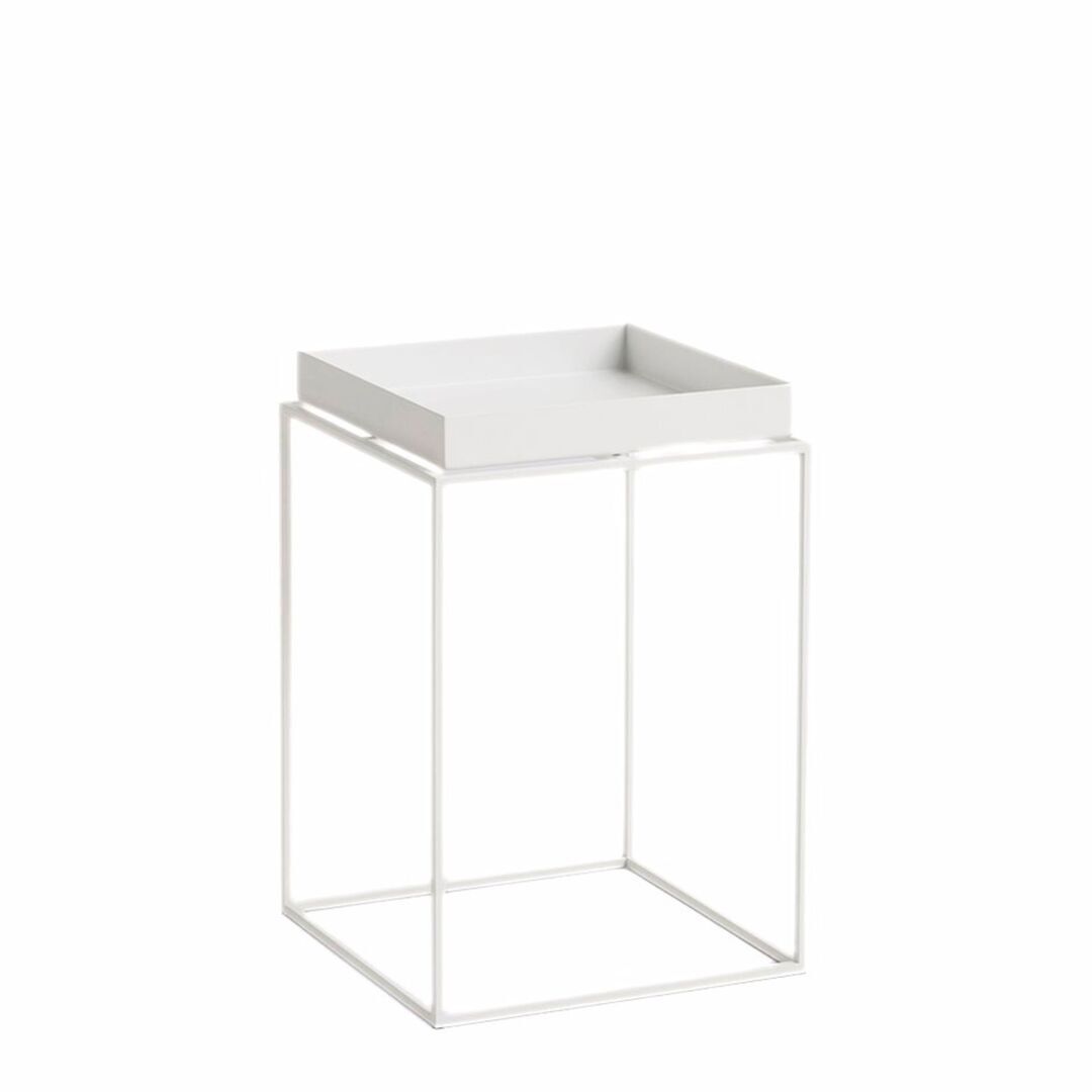 HAY Living Tray Table Weiss, B: 30 cm / T: 30 cm / H: 44 cm