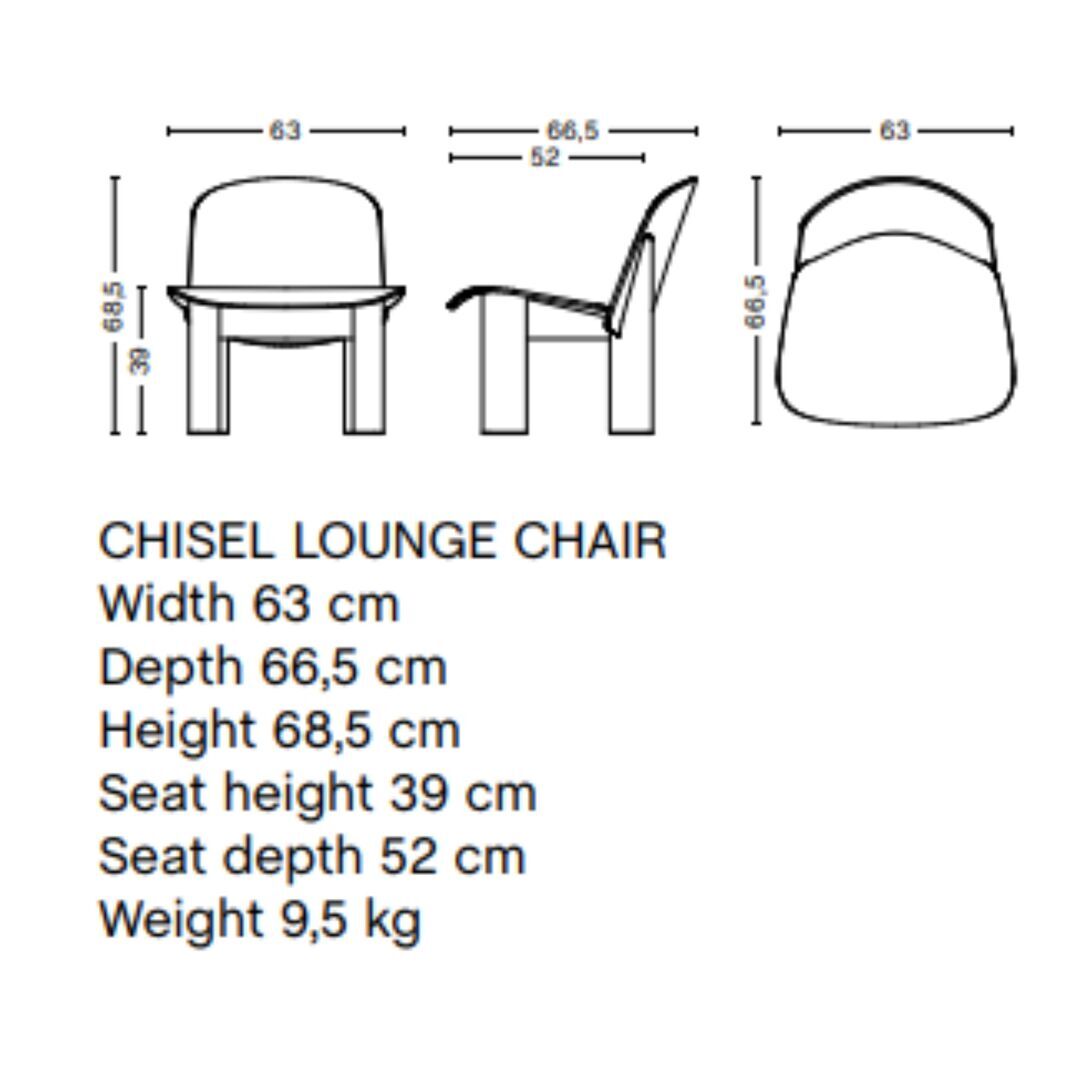 HAY Living Chisel Lounge Chair Front Upholstery