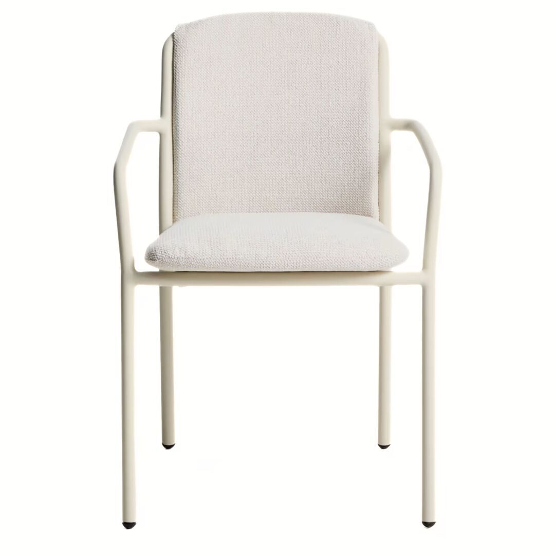 Kave Home Stapelbarer Outdoor Stuhl Linosa von Kave Home Ecru