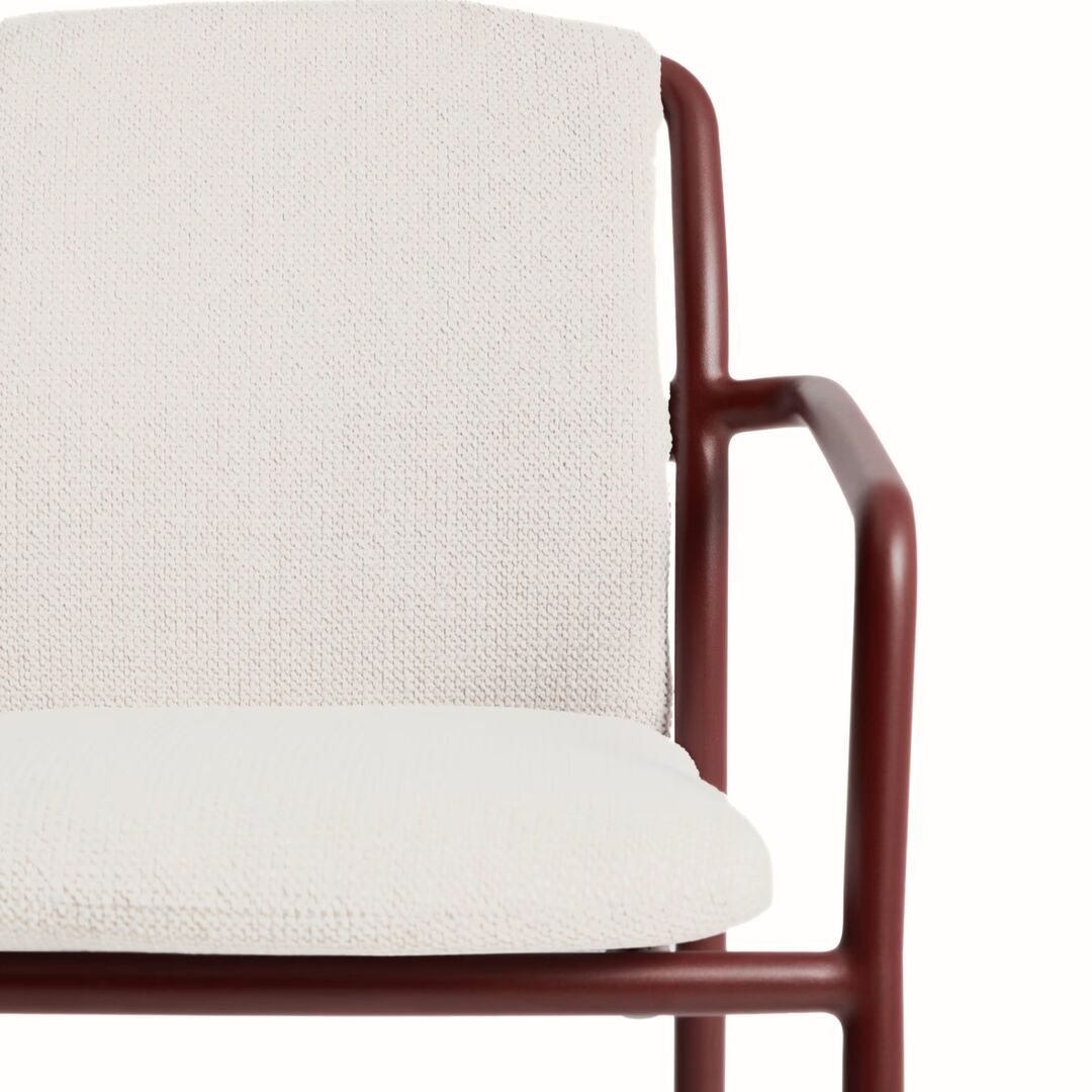 Kave Home Stapelbarer Outdoor Stuhl Linosa von Kave Home RotKave Home Stapelbarer Outdoor Stuhl Linosa von Kave Home Rot