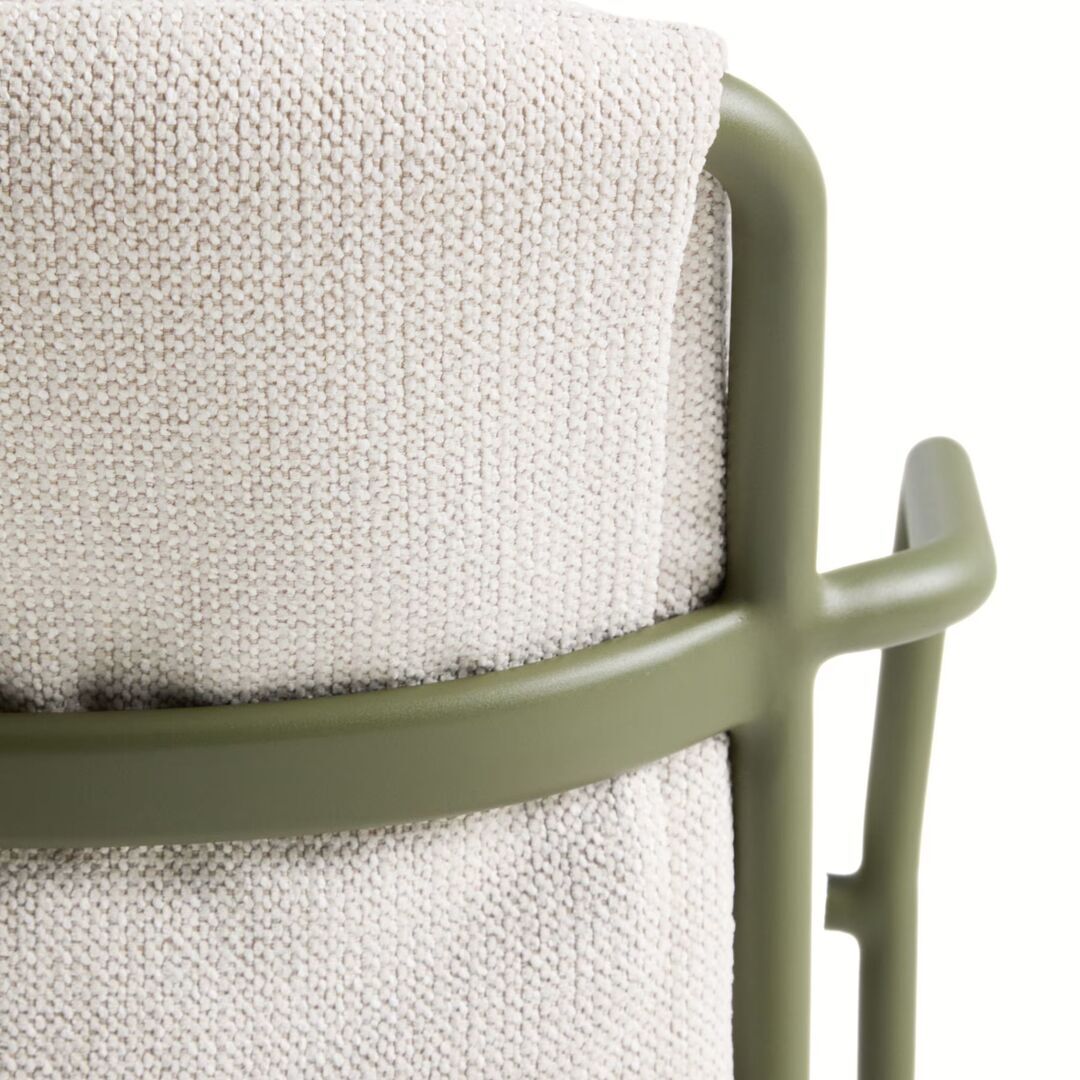 Kave Home Stapelbarer Outdoor Stuhl Linosa von Kave Home Grün