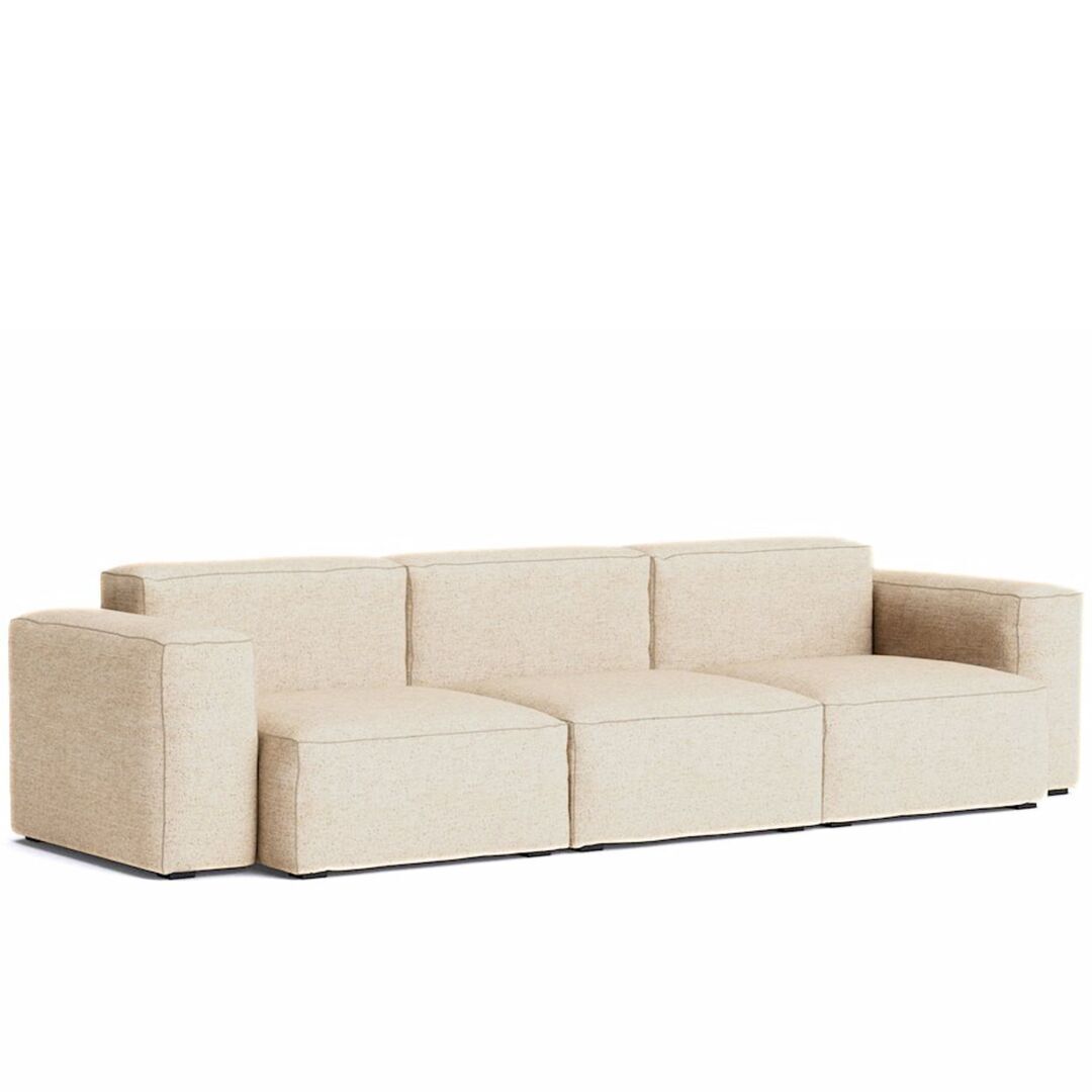 HAY Living 3-Sitzer Sofa Mags Soft Low Armrest Combination 1 von Hay LGG60 - Bolgheri