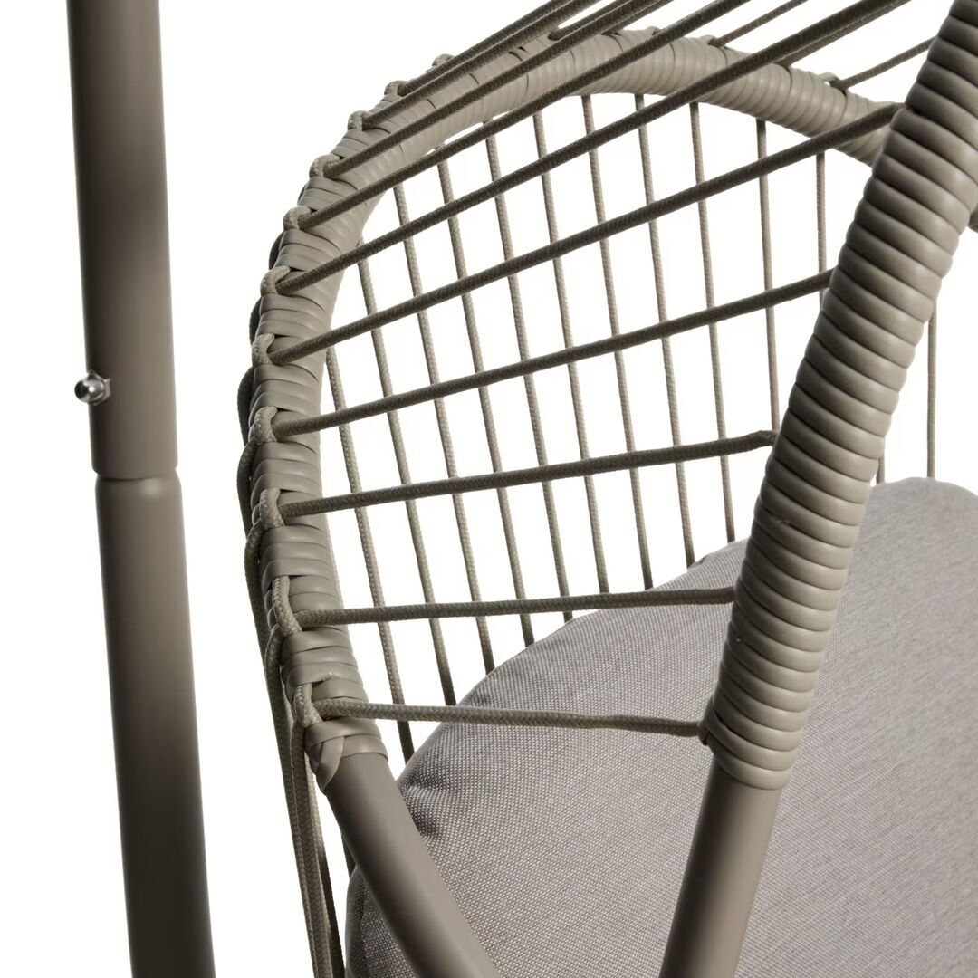 Kave Home Hängesessel Livadi von Kave Home Taupe
