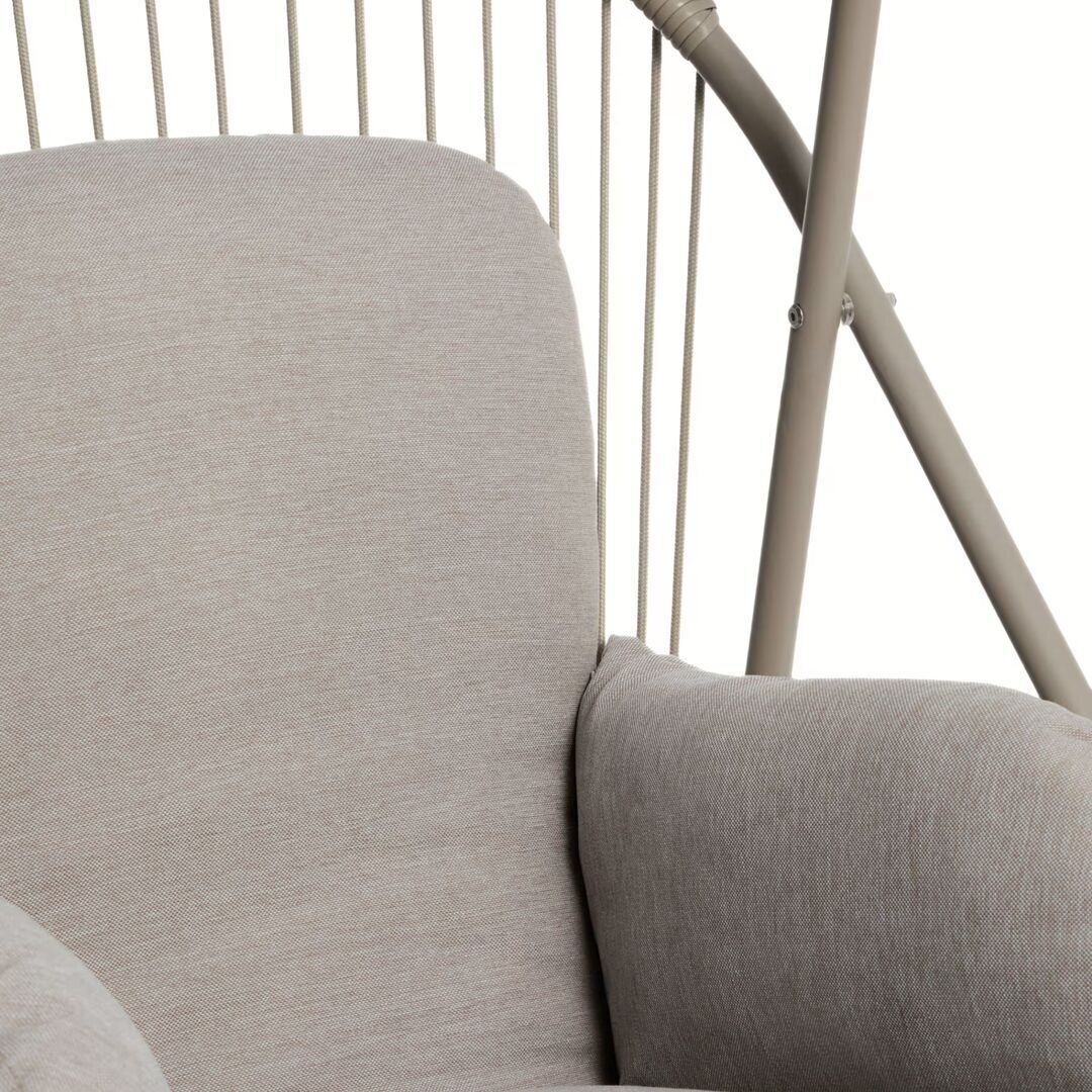 Kave Home Hängesessel Livadi von Kave Home Taupe