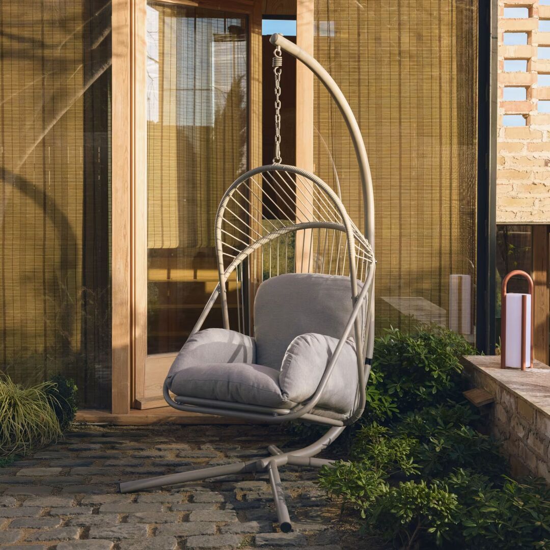 Kave Home Hängesessel Livadi von Kave Home Taupe