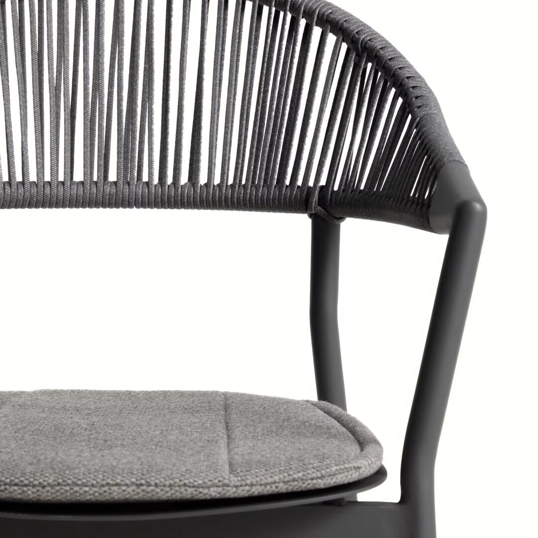 Kave Home Set Ausziehtisch Livorno und 6 Stühle Alimia von Kave Home Taupe