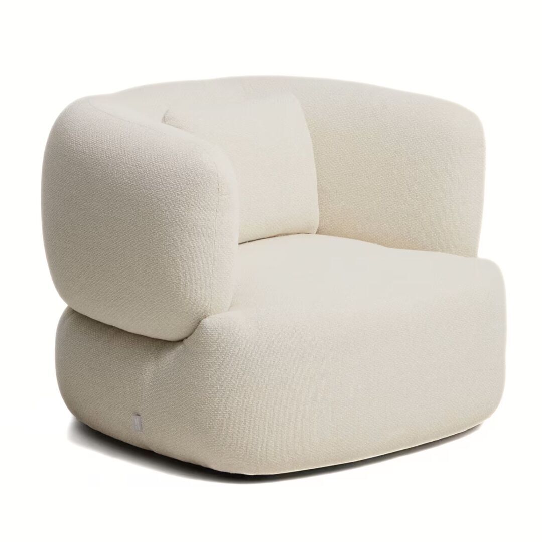 Kave Home Sessel mit Kissen Martina von Kave Home Ecru