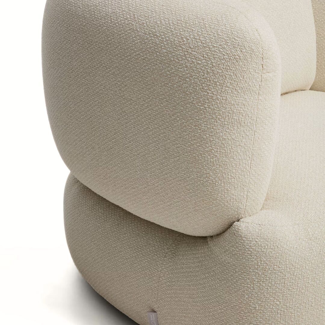 Kave Home Sessel mit Kissen Martina von Kave Home Ecru