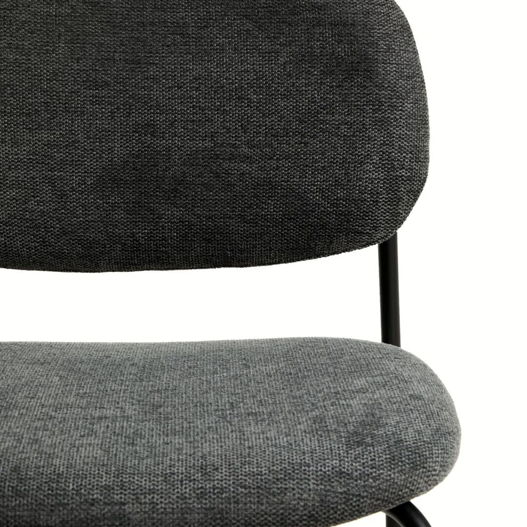 Kave Home Stapelbarer Hocker Meli von Kave Home Dunkelgrau