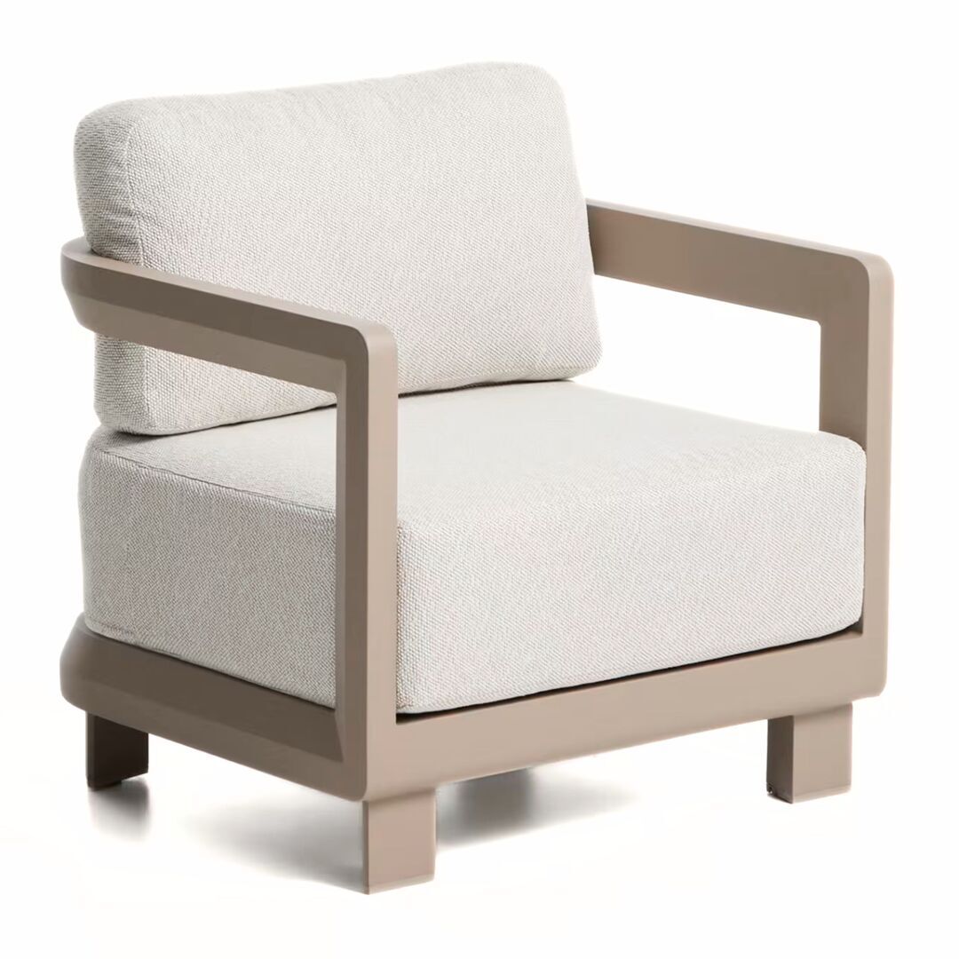 Kave Home Outdoor Sessel Nerano von Kave Home Taupe