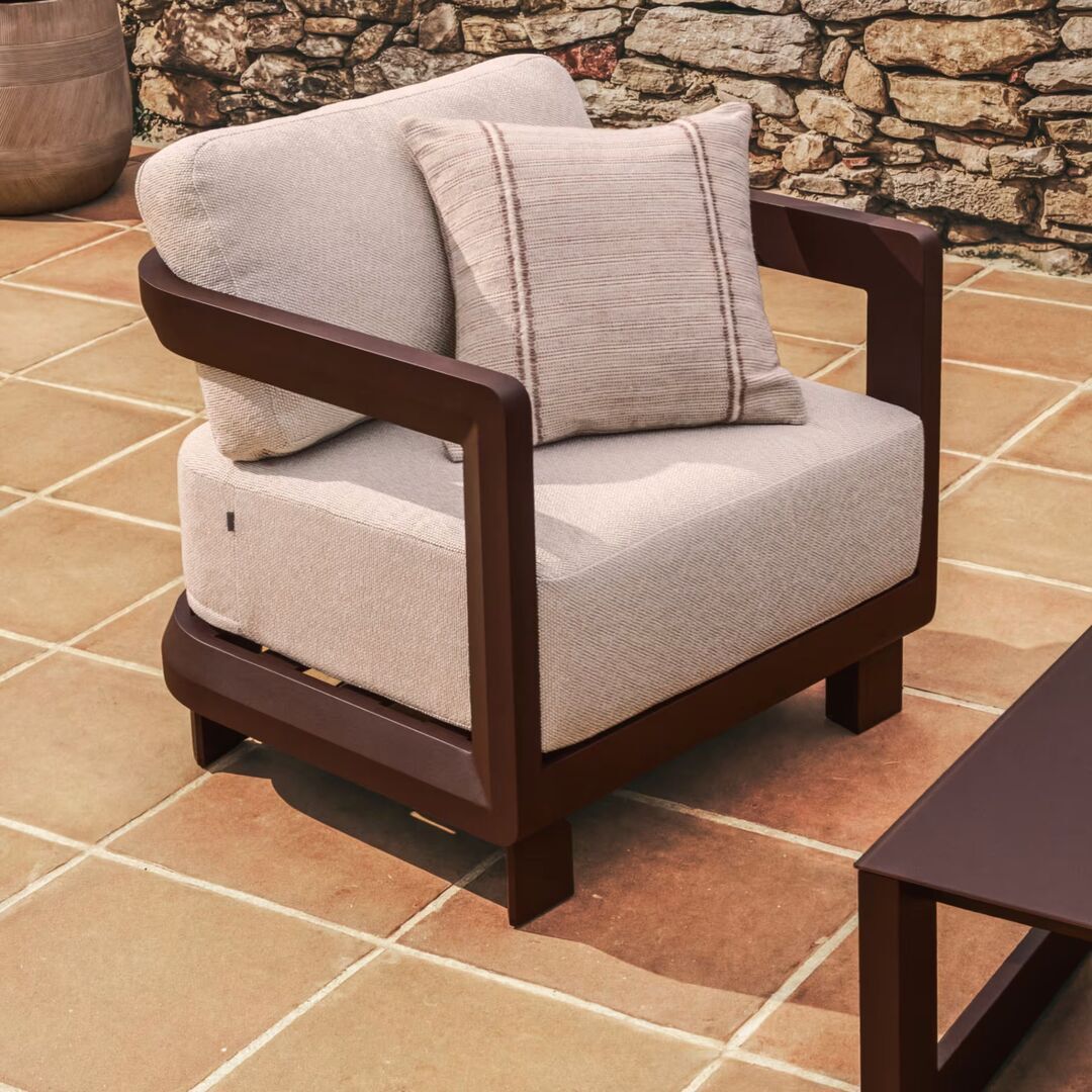 Kave Home Outdoor Sessel Nerano von Kave Home Braun