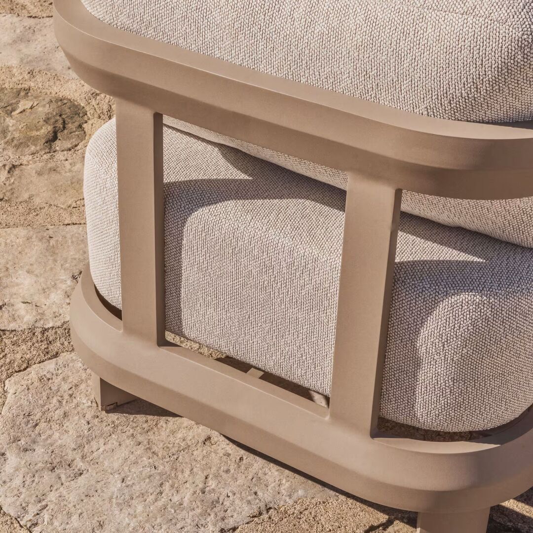 Kave Home Outdoor Sessel Nerano von Kave Home Taupe