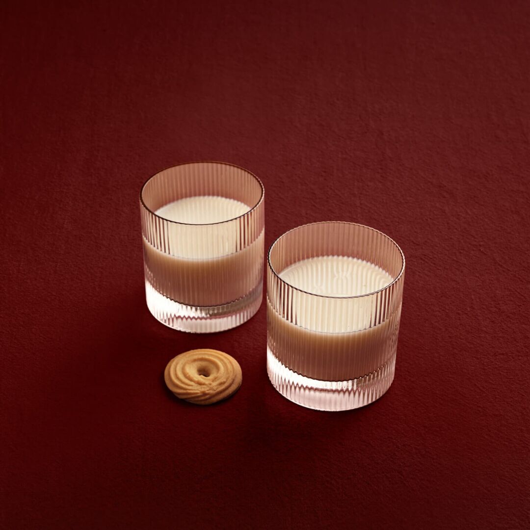 Ferm Living Gläser Ripple Thermal von Ferm Living Blush